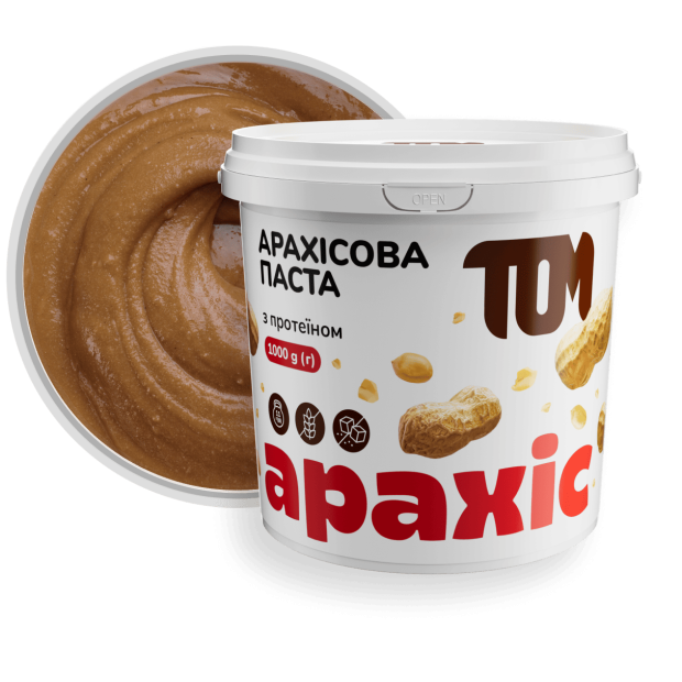 Арахісова паста з протеїном, 1000 г