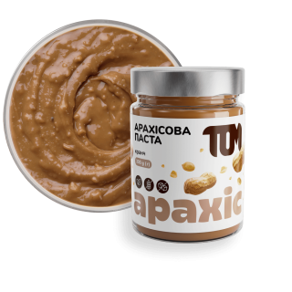 Арахісова паста кранч, 300 г, скло