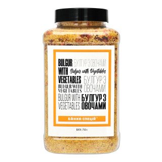 Bulgur with vegetables, 750 g