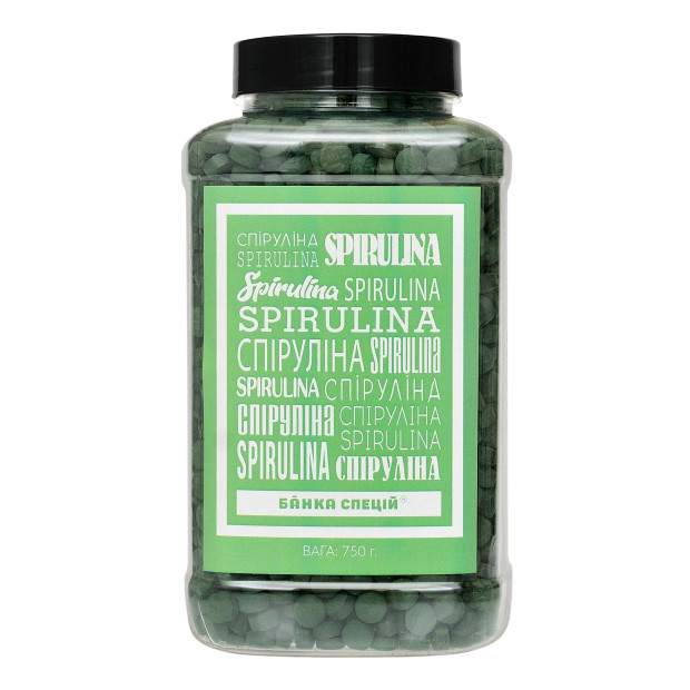 Спіруліна таблетки, 750 г (3000 таблеток)