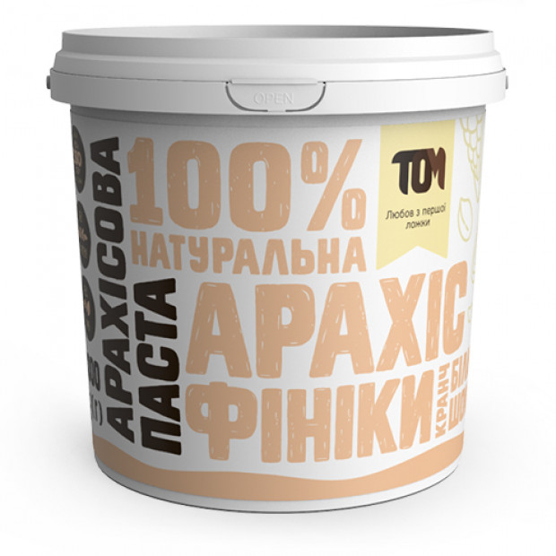 Арахисовая паста с финиками и белым шоколадом, 1000г