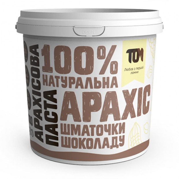 Арахісова паста з шоколадними крихтами, 1000 г