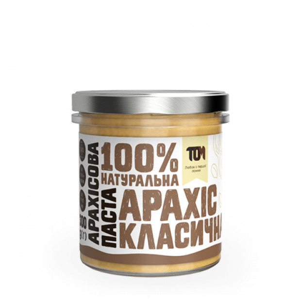Peanut paste classic, 300 g, glass