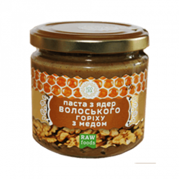 Паста з волоських горіхів з медом, 200 гр