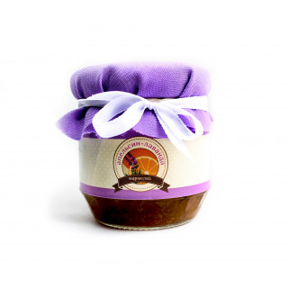 Fruit jelly orange and lavender