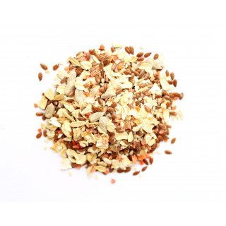 A mixture of spices Bread dough
